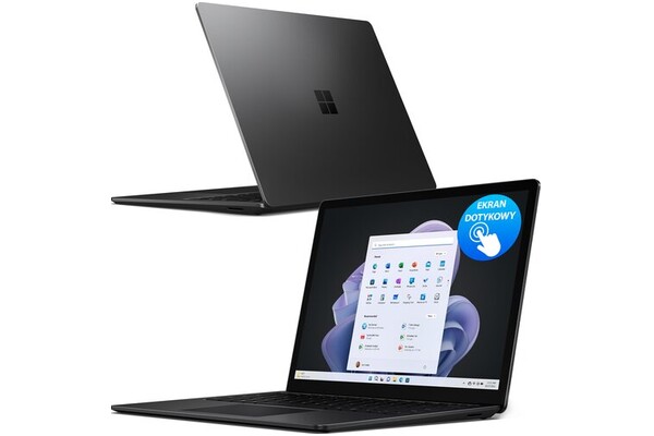 Laptop Microsoft Surface Laptop 5 13.5" Intel Core i5 1235U INTEL Iris Xe 8GB 512GB SSD Windows 11 Home czarny