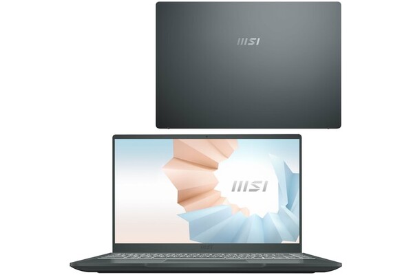 Laptop MSI Modern 14 14.0" Intel Core i5 10210U INTEL UHD 8GB 512GB SSD szary