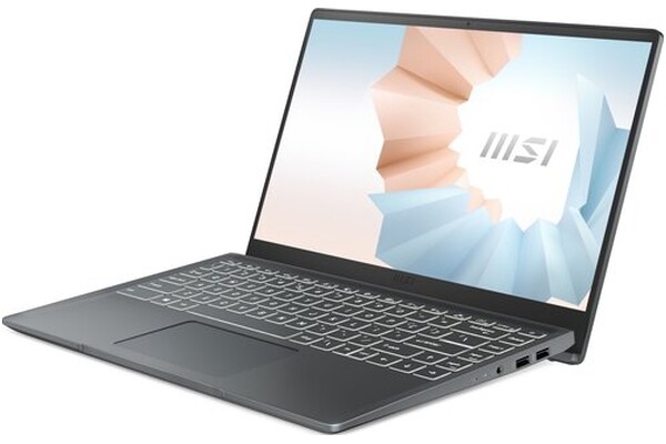 Laptop MSI Modern 14 14.0" Intel Core i5 10210U INTEL UHD 8GB 512GB SSD szary