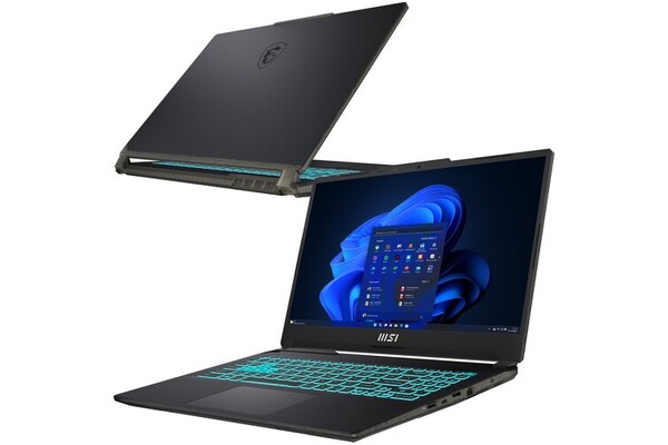 Laptop MSI Cyborg 15 15.6" Intel Core i5 12450H NVIDIA GeForce RTX 4050 16GB 512GB SSD Windows 11 Home czarny