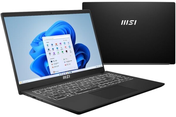Laptop MSI Modern 15 15.6" AMD Ryzen 5 7530U AMD Radeon 16GB 512GB SSD M.2 Windows 11 Home czarny