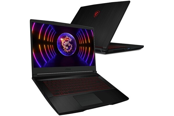 Laptop MSI Thin GF63 15.6 Intel Core i5 12450H NVIDIA GeForce RTX 3050 8GB 512GB SSD Windows 11 Home czarny