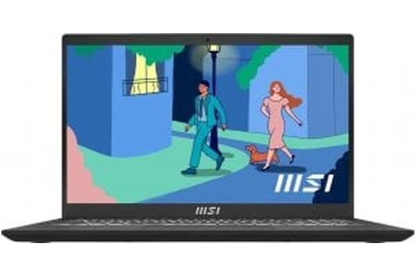 Laptop MSI Modern 15 15.6" Intel Core i5 1235U INTEL Iris Xe 16GB 512GB SSD M.2 Windows 11 Home czarny