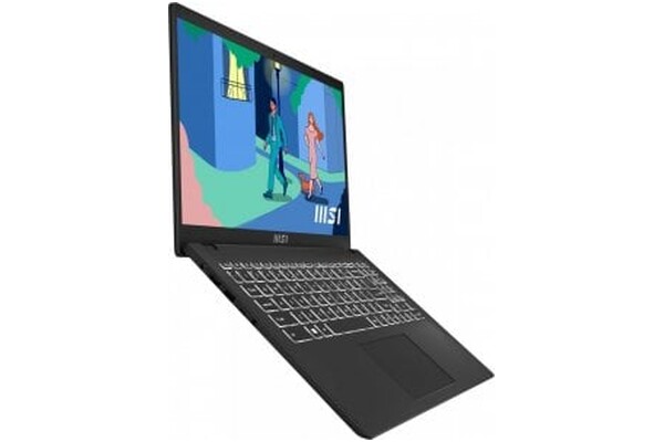 Laptop MSI Modern 15 15.6" Intel Core i5 1235U INTEL Iris Xe 16GB 512GB SSD M.2 Windows 11 Home czarny