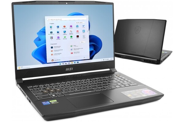 Laptop MSI Katana 15 15.6" Intel Core i7 13620H NVIDIA GeForce RTX 4060 16GB 1024GB SSD Windows 11 Home czarny