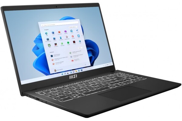 Laptop MSI Modern 15 15.6" Intel Core i5 1235U INTEL Iris Xe 16GB 1024GB SSD Windows 11 Home czarny