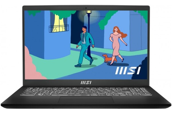 Laptop MSI Modern 15 15.6" Intel Core i5 1235U INTEL Iris Xe 16GB 1024GB SSD Windows 11 Home czarny