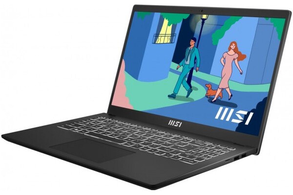 Laptop MSI Modern 15 15.6" Intel Core i5 1235U INTEL Iris Xe 16GB 1024GB SSD Windows 11 Home czarny