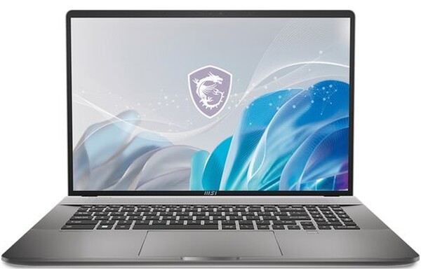 Laptop MSI Creator Z17 17.0" Intel Core i9 14900HX NVIDIA GeForce RTX 4070 64GB 2048GB SSD Windows 11 Professional szary