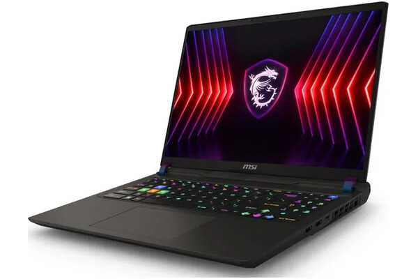 Laptop MSI Vector 16 16.0" Intel Core i9 14900HX NVIDIA GeForce RTX 4070 32GB 1024GB SSD Windows 11 Home szary