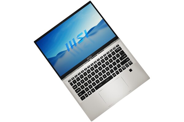 Laptop MSI Prestige 14H 14.0" Intel Core i5 12500H NVIDIA GeForce RTX 2050 16GB 512GB SSD Windows 11 Home srebrny