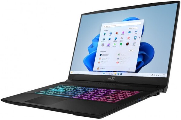 Laptop MSI Katana 17 17.3" Intel Core i7 12650H NVIDIA GeForce RTX 3050 32GB 512GB SSD Windows 11 Home czarny