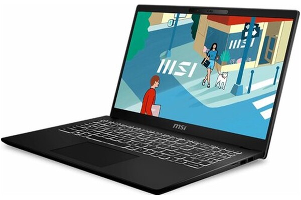 Laptop MSI Modern 15 15.6" Intel Core i5 13420H INTEL UHD 16GB 512GB SSD Windows 11 Home czarny