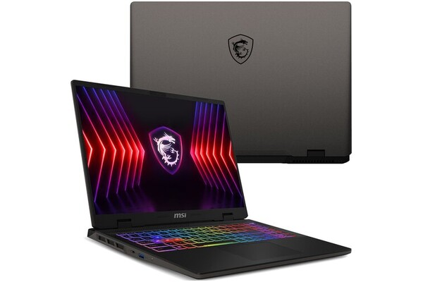 Laptop MSI Sword 16 16.0" Intel Core i7 14700HX NVIDIA GeForce RTX 4070 16GB 1024GB SSD szary