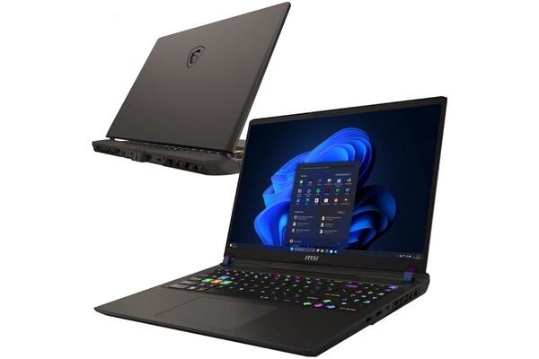 Laptop MSI Vector 16 16.0" Intel Core i9 13980HX NVIDIA GeForce RTX 4080 16GB 1024GB SSD Windows 11 Home szary