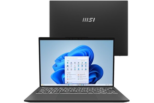 Laptop MSI Prestige 13 13.3" Intel Core Ultra 7 155H Intel Arc 32GB 1024GB SSD Windows 11 Home szary