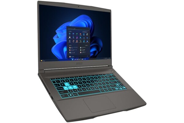 Laptop MSI Thin 15 15.6" Intel Core i5 12450H NVIDIA GeForce RTX 3050 16GB 512GB SSD M.2 Windows 11 Home czarny