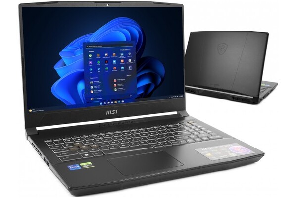 Laptop MSI Katana 15 15.6" Intel Core i7 13620H NVIDIA GeForce RTX 4060 64GB 1024GB SSD Windows 11 Professional czarny
