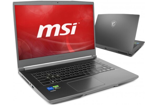 Laptop MSI Thin 15 15.6" Intel Core i5 12450H NVIDIA GeForce RTX 3050 32GB 1024GB SSD szary