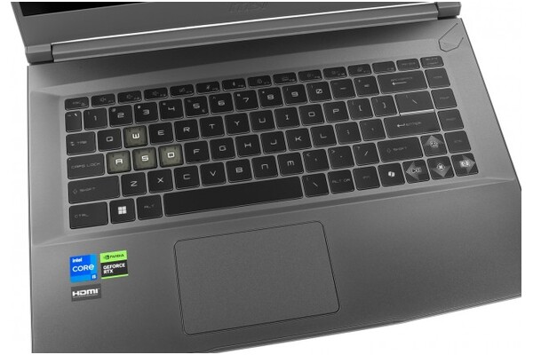 Laptop MSI Thin 15 15.6" Intel Core i5 12450H NVIDIA GeForce RTX 3050 32GB 1024GB SSD Windows 11 Home szary