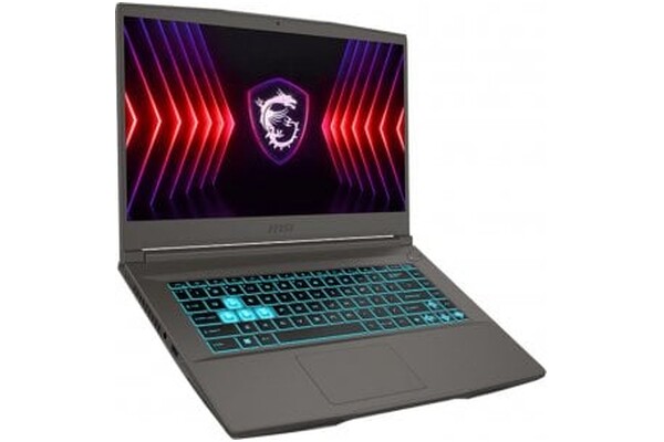 Laptop MSI Thin 15 15.6" Intel Core i7 13620H NVIDIA GeForce RTX 3050 16GB 1024GB SSD M.2 Windows 11 Home szary