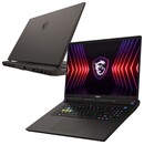 Laptop MSI Vector 16 16.0" Intel Core i9 14900HX NVIDIA GeForce RTX 4080 16GB 1024GB SSD Windows 11 Home szary
