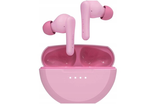 Słuchawki Belkin SoundForm Nano Kids Douszne Bezprzewodowe różowy