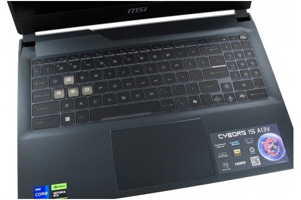 Laptop MSI Cyborg 15 15.6" Intel Core i7 13620H NVIDIA GeForce RTX 4060 16GB 512GB SSD Windows 11 Home czarny