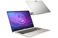 Laptop MSI Prestige A16 16.0" AMD Ryzen AI 9 365 AMD Radeon 880M 32GB 1024GB SSD Windows 11 Home srebrny