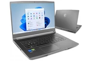 Laptop MSI Thin 15 15.6" Intel Core i5 12450H NVIDIA GeForce RTX 4050 16GB 1024GB SSD Windows 11 Home szary