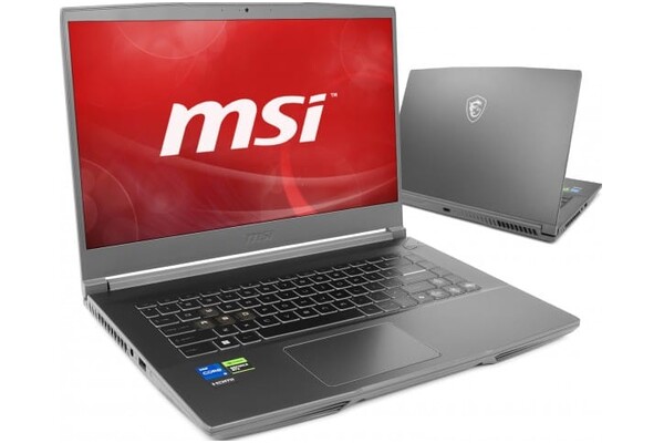 Laptop MSI Thin 15 15.6" Intel Core i5 12450H NVIDIA GeForce RTX 4050 64GB 2048GB SSD Windows 11 Home szary