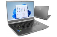 Laptop MSI Thin 15 15.6" Intel Core i5 12450H NVIDIA GeForce RTX 4050 64GB 1024GB SSD Windows 11 Home szary