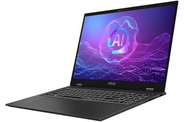 Laptop MSI Prestige 16 16.0" Intel Core Ultra 7 258V Intel Arc 140V 32GB 1024GB SSD M.2 Windows 11 Home szary