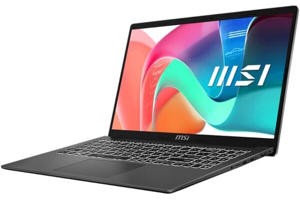 Laptop MSI Modern 15 15.6" Intel Core i5 1335U Intel UHD (Intel Iris Xe ) 16GB 512GB SSD M.2 Windows 11 Professional szary