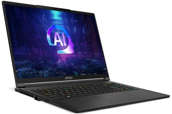 Laptop MSI Stealth A16 16.0" AMD Ryzen AI 9 HX 370 NVIDIA GeForce RTX 5080 32GB 2048GB SSD M.2 Windows 11 Professional czarny