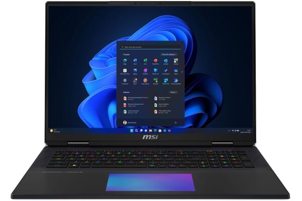 Laptop MSI Titan 18 18.0" Intel Core Ultra 9 285HX NVIDIA GeForce RTX 5080 64GB 6000GB SSD M.2 Windows 11 Professional czarny