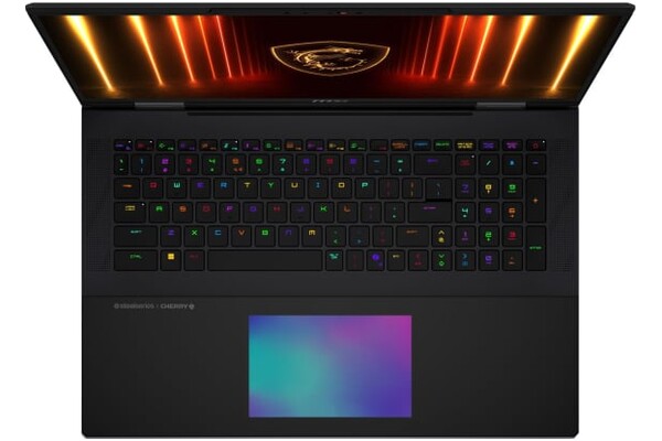 Laptop MSI Titan 18 18.0" Intel Core Ultra 9 285HX NVIDIA GeForce RTX 5080 64GB 6000GB SSD M.2 Windows 11 Professional czarny