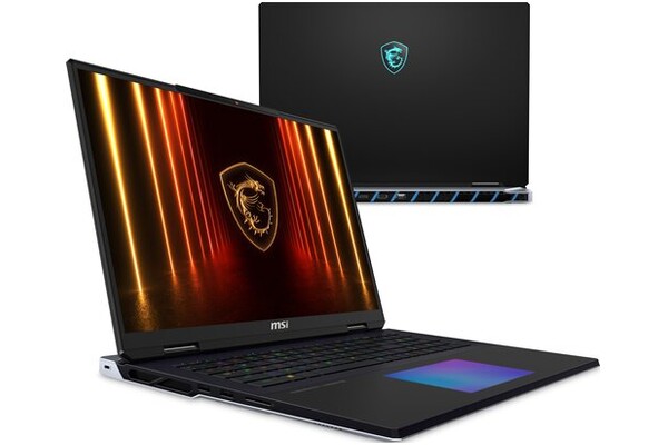 Laptop MSI Titan 18 18.0" Intel Core Ultra 9 285HX NVIDIA GeForce RTX 5080 64GB 6144GB SSD Windows 11 Professional czarno-szary