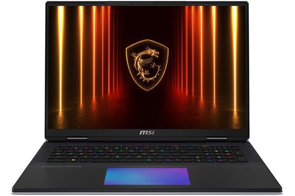 Laptop MSI Titan 18 18.0" Intel Core Ultra 9 285HX NVIDIA GeForce RTX 5080 64GB 6144GB SSD Windows 11 Professional czarno-szary