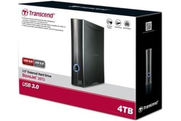 Dysk zewnętrzny HDD Transcend StoreJet 35T3 4TB czarny
