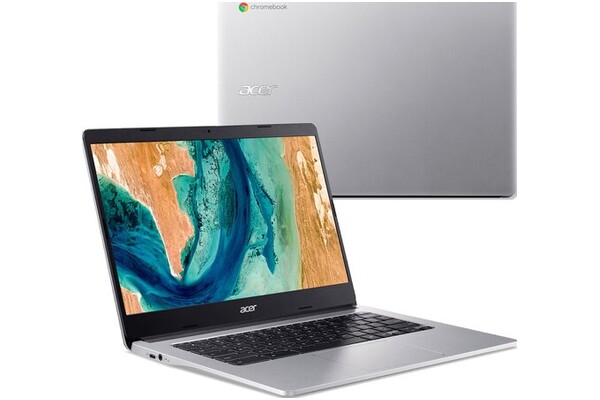 Laptop ACER Chromebook 314 14.0" Mediatek MT8183 MT8183 ARM Mali-G72 MP3 4GB 64GB SSD chrome os srebrny