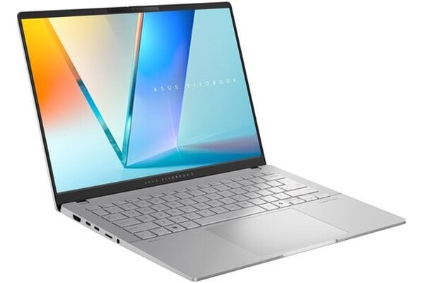 Laptop ASUS Vivobook S14 14.0" AMD Ryzen AI 7 350 Al 7 350 AMD Radeon 860M 24GB 512GB SSD Windows 11 Home srebrny