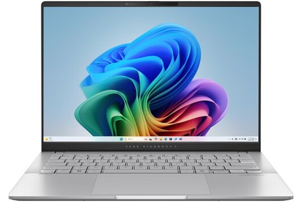 Laptop ASUS Vivobook S14 14.0" AMD Ryzen AI 7 350 Al 7 350 AMD Radeon 860M 24GB 512GB SSD Windows 11 Home srebrny