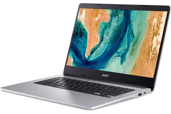 Laptop ACER Chromebook 314 14.0" Mediatek M8183 M8183 Mali-G72 MP3 8GB 128GB eMMC chrome os srebrny