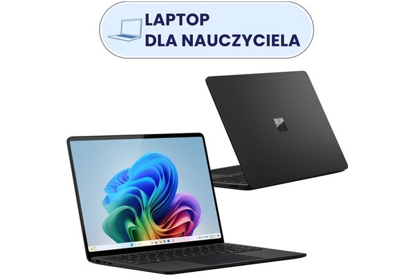 Laptop Microsoft Surface Laptop 13.8" Qualcomm Snapdragon Snapdragon X Elite QUALCOMM Adreno 16GB 512GB SSD Windows 11 Home czarny