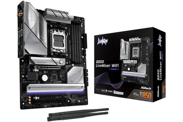 Płyta główna ASrock B850 LiveMixer Socket AM5 AMD B850 ATX