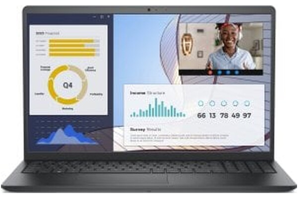Laptop DELL Vostro 3530 15.6" Intel Core i5 1334U INTEL Iris Xe 16GB 512GB SSD M.2 Windows 11 Professional czarny