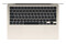 Laptop Apple MacBook Air 13.6" Apple M4 M4 16GB 256GB SSD macOS Sequoia księżycowa poświata