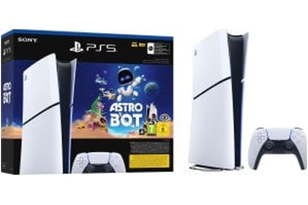 Konsola Sony PlayStation 5 Slim Digital 1TB biały + Astro Bot GOTY