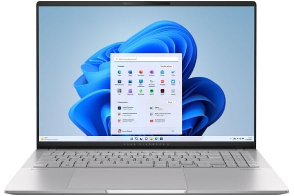 Laptop ASUS Vivobook S16X 16.0" AMD Ryzen AI 7 350 HX 350 AMD Radeon 24GB 1024GB SSD M.2 Windows 11 Home srebrny